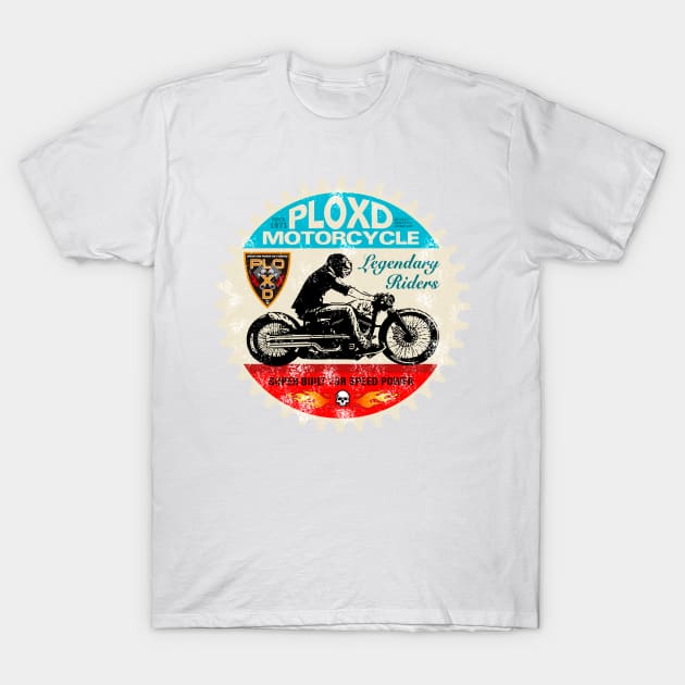 label Moto ploxd T-Shirt by ploxd